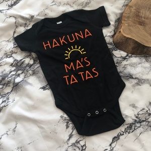 HaKuna Ma’s TaTas 6 Month Gender Neutral Onesie